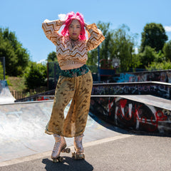 Recycled Sari Culottes-Trousers-Siesta Crafts