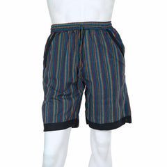 Stripe and Trim Shorts-Shorts-Siesta Crafts