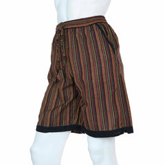Stripe and Trim Shorts-Shorts-Siesta Crafts