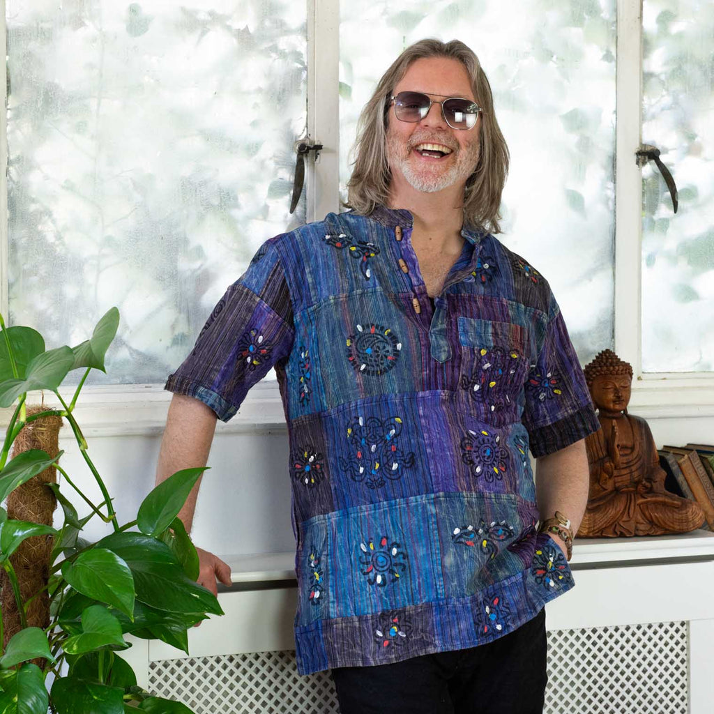 Purple Haze Short Sleeve Shirt-Shirts-Siesta Crafts