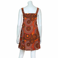 Cotton Pinafore Dress-Dresses-Siesta Crafts