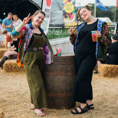 Tie Up Dungarees-Dungarees & Jumpsuits-Siesta Crafts