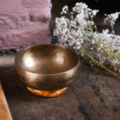 Mustang Carved Singing Bowl-Singing Bowls-Siesta Crafts