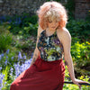 Cosmic Halter Neck Top-Tops-Siesta Crafts