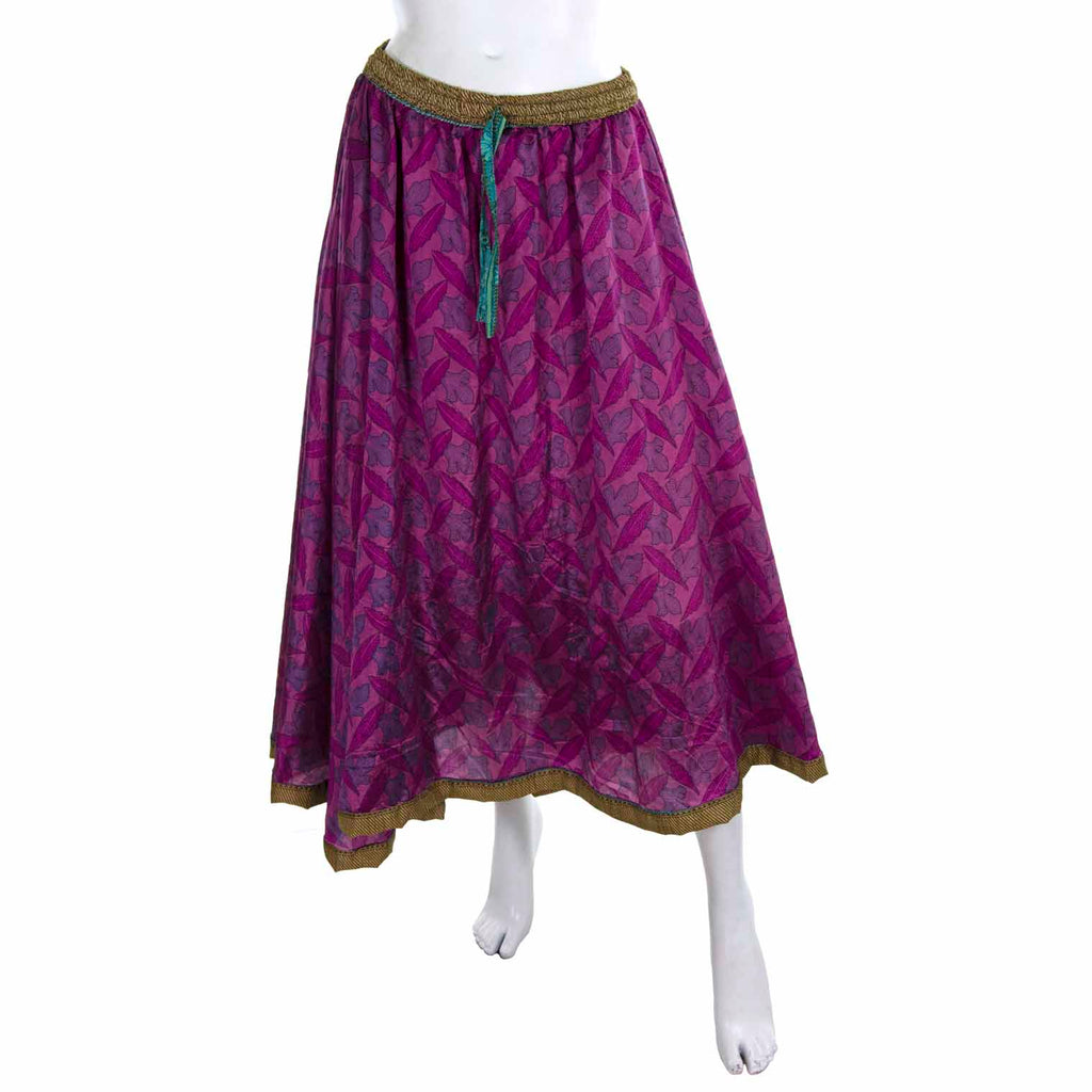 Recycled Sari Skirt-Skirts-Siesta Crafts