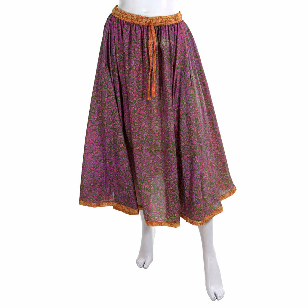 Recycled Sari Skirt-Skirts-Siesta Crafts