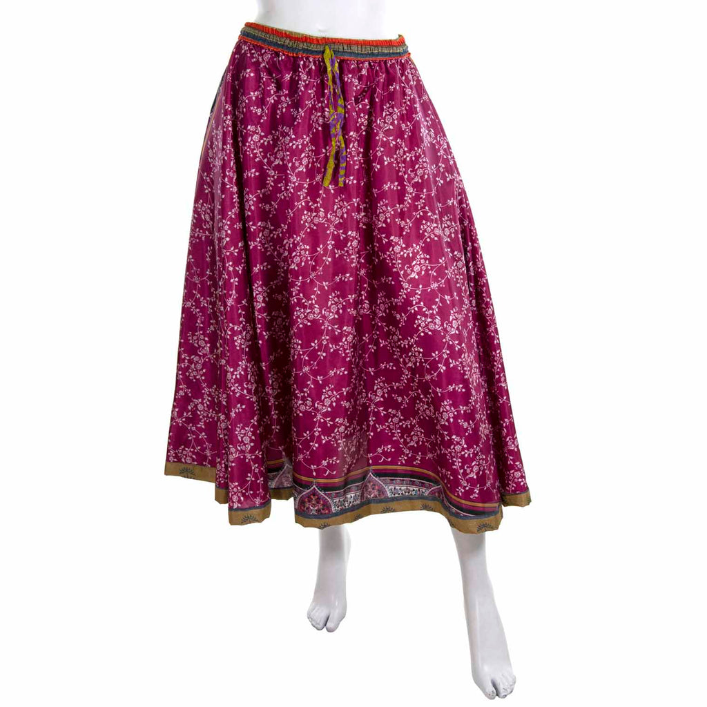 Recycled Sari Skirt-Skirts-Siesta Crafts