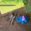 Elephant Felt Keyring-Keyrings & Bag Charms-Siesta Crafts