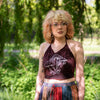 Mushroom Design Halter Neck Top-Tops-Siesta Crafts
