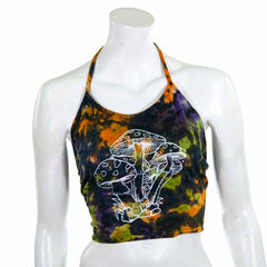 Mushroom Design Halter Neck Top-Tops-Siesta Crafts