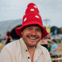 Mushroom Felt Hat-Hats-Siesta Crafts