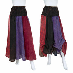 Overdyed Patch Skirt-Skirts-Siesta Crafts