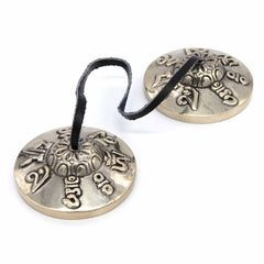 Large Om Mani Tingsha-Chimes & Bells-Siesta Crafts