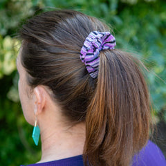 Knitted Cotton Scrunchie-Hair Accessories-Siesta Crafts