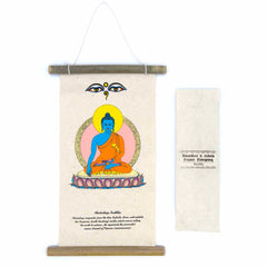 Lokta Deity Scroll - Buddha-Buddhism-Siesta Crafts