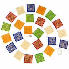Long Lokta Paper Prayer Flags - Small-Buddhism-Siesta Crafts