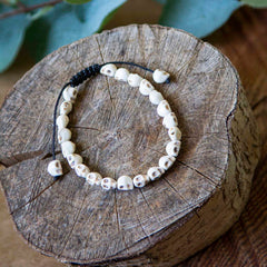 Skull Bracelet-Bracelets & Wristbands-Siesta Crafts