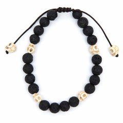 Skull and Lava Bracelet-Bracelets & Wristbands-Siesta Crafts