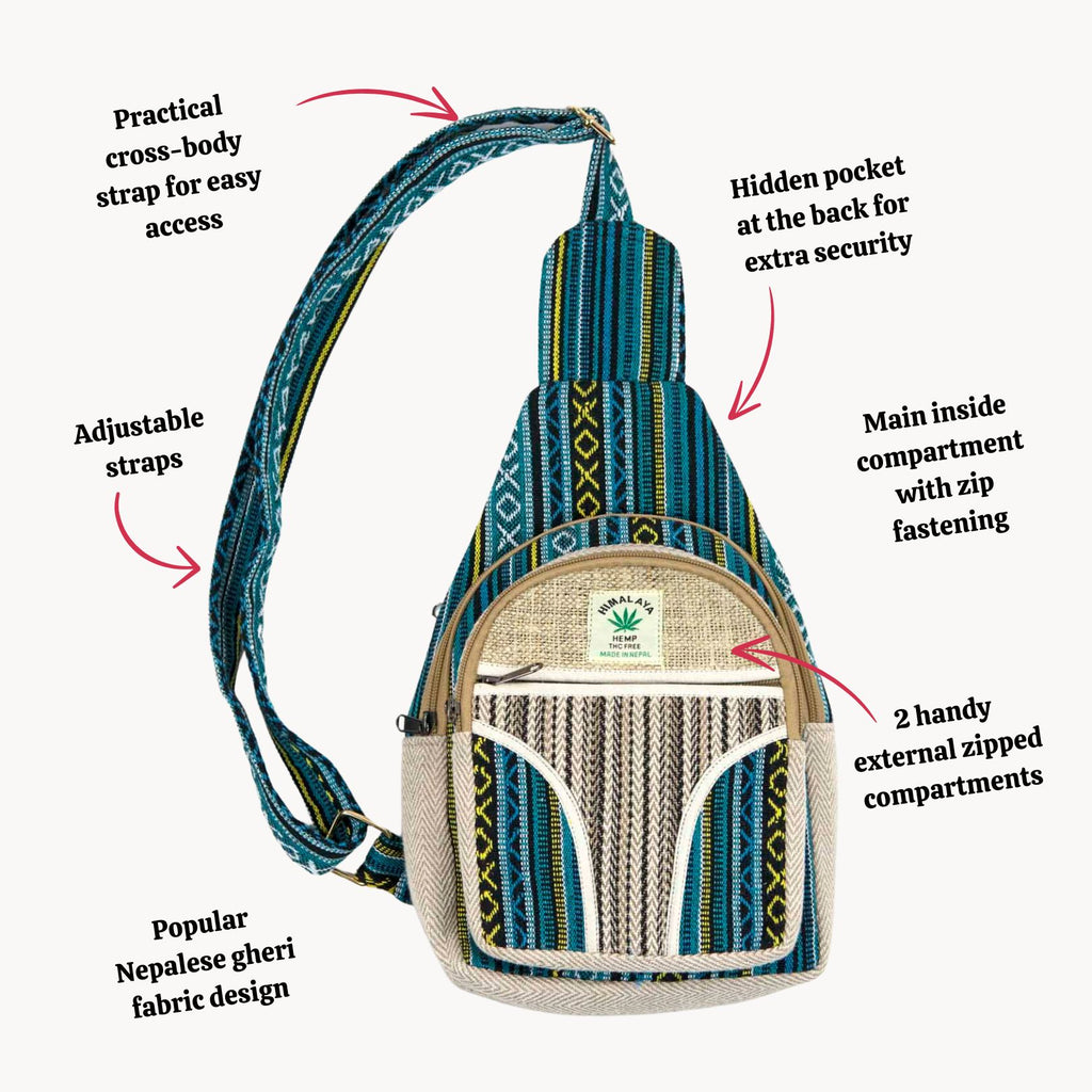 Cycle Crossbody Bag-Bags & Purses-Siesta Crafts