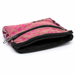 Recycled Sari Double Zip Purse-Bags & Purses-Siesta Crafts