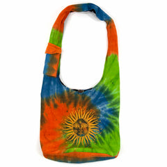 Tie Dye Sun Shoulder Bag-Bags & Purses-Siesta Crafts
