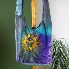 Tie Dye Sun Shoulder Bag-Bags & Purses-Siesta Crafts