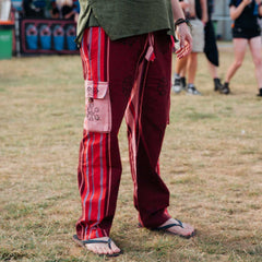 Shyama Blockprint Trousers-Trousers-Siesta Crafts