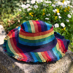 Gheri Rainbow Hat-Hats-Siesta Crafts