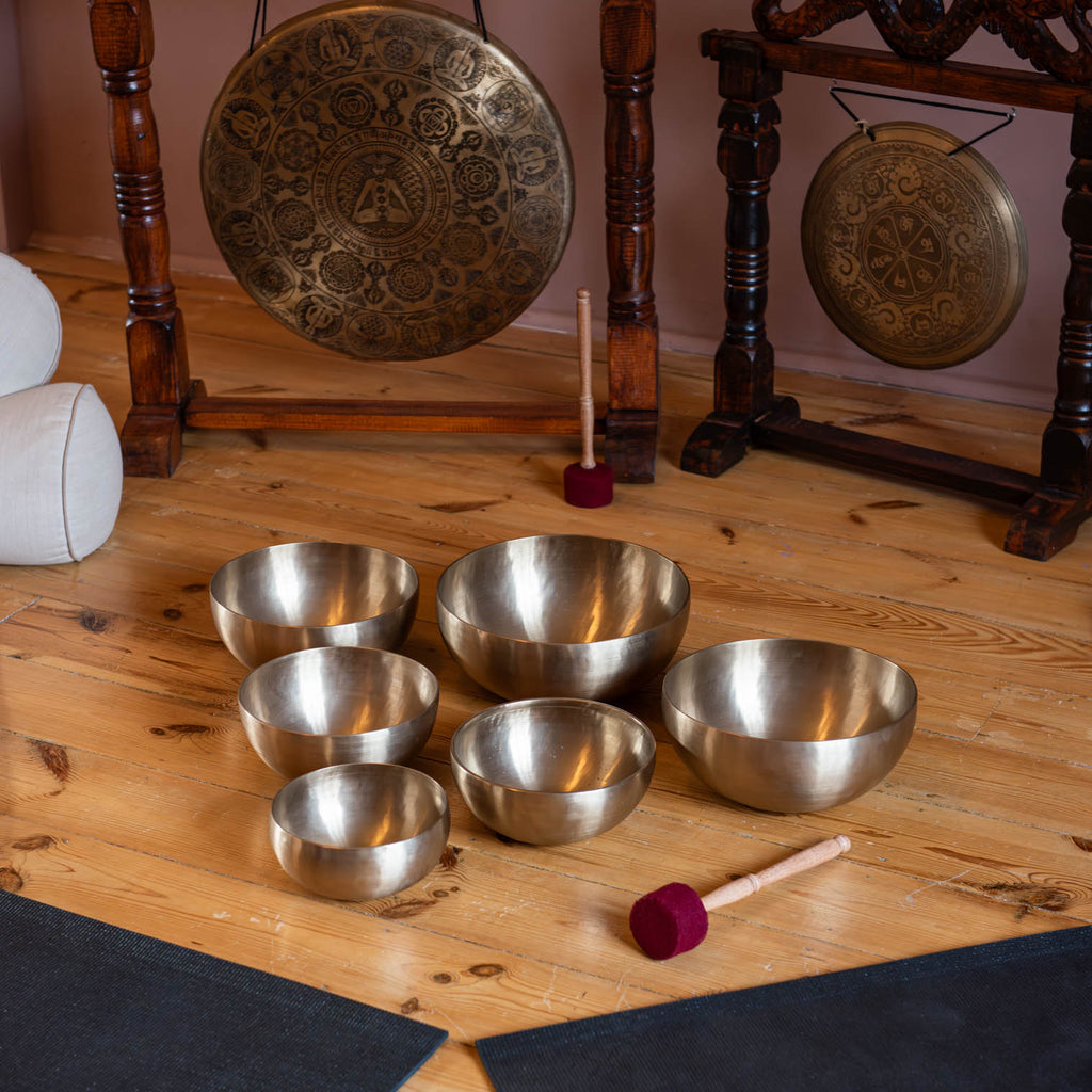 Top Quality Seven-Metal Bowl Therapy Set of Six-Singing Bowls-Siesta Crafts