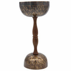 Double Chalice Singing Bowl No.044-Singing Bowls-Siesta Crafts