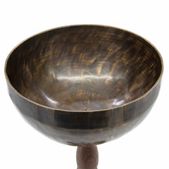 Double Chalice Singing Bowl No.044-Singing Bowls-Siesta Crafts
