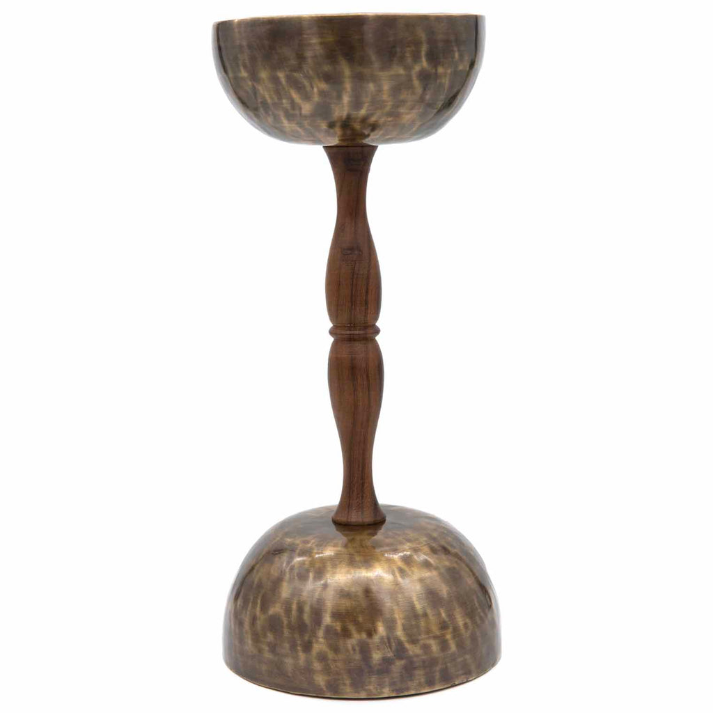 Double Chalice Singing Bowl No.045-Singing Bowls-Siesta Crafts
