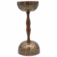 Double Chalice Singing Bowl No.045-Singing Bowls-Siesta Crafts