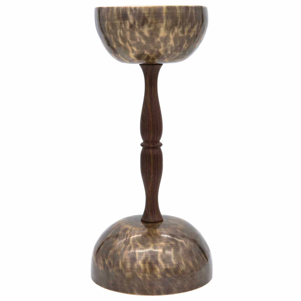 Double Chalice Singing Bowl No.046-Singing Bowls-Siesta Crafts