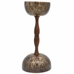 Double Chalice Singing Bowl No.047-Singing Bowls-Siesta Crafts