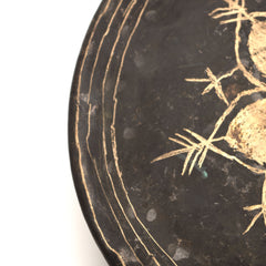 Burmese Style Black Gong No.30-Gongs-Siesta Crafts