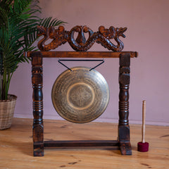 Vajra Mantra Metal Wind Gong No.44-Gongs-Siesta Crafts
