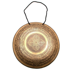 Vajra Mantra Metal Wind Gong No.44-Gongs-Siesta Crafts