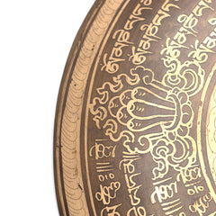 Vajra Mantra Metal Wind Gong No.44-Gongs-Siesta Crafts
