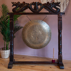 Extra Large Cloud Yogi Etched Gong No.78