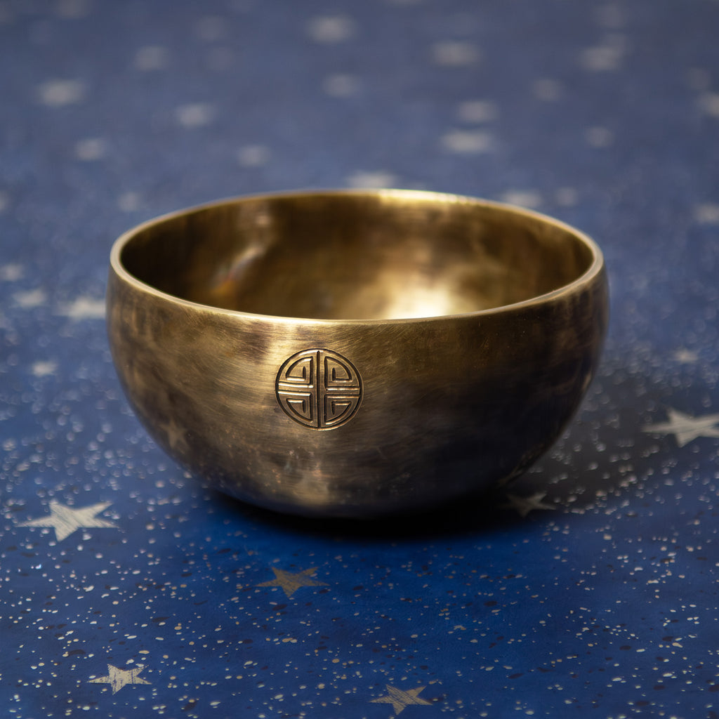 Lunar Singing Bowl No.118-Singing Bowls-Siesta Crafts