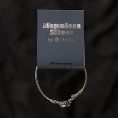 Nepalese Silver Bracelet No.9-Bracelets & Wristbands-Siesta Crafts