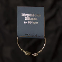 Nepalese Silver Bracelet No.10-Bracelets & Wristbands-Siesta Crafts