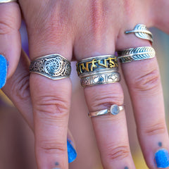 Moonstone Nepalese Silver Ring