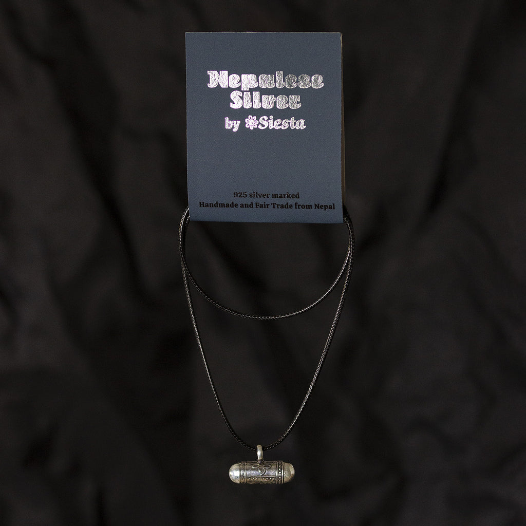 Nepalese Silver Buti Necklace-Necklaces & Pendants-Siesta Crafts