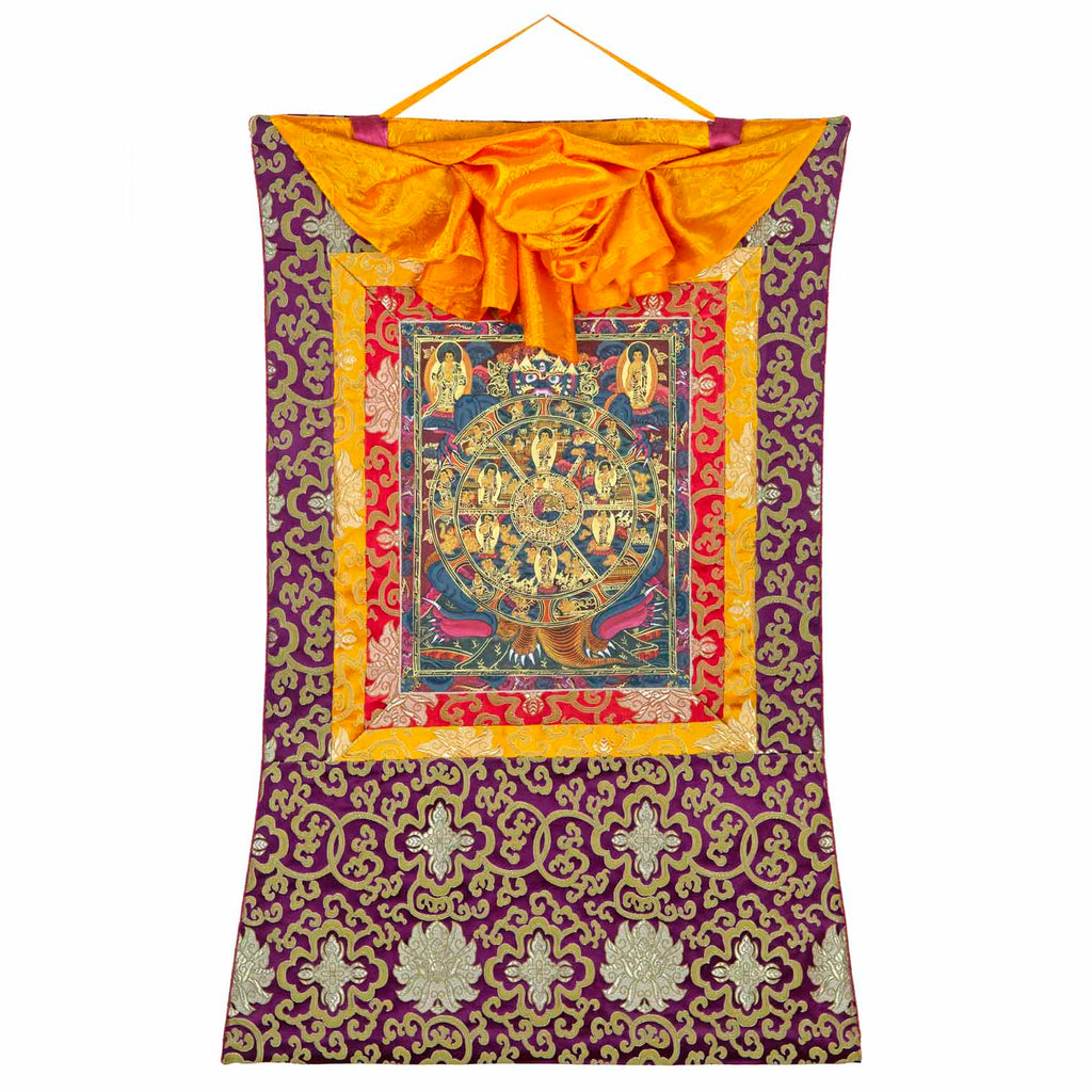 Buddhist Wheel of Life Thanka No 4-Other-Siesta Crafts