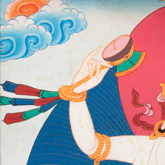 Machig Labdron Thangka No 1-Buddhism-Siesta Crafts