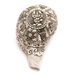 Etched Conch Shell - Ganesh-Buddhism-Siesta Crafts