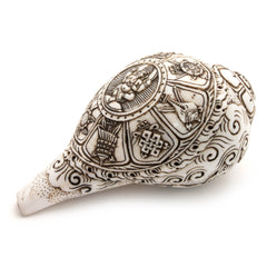 Etched Conch Shell - Ganesh-Buddhism-Siesta Crafts
