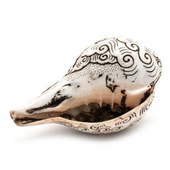 Etched Conch Shell - Ganesh-Buddhism-Siesta Crafts